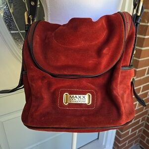 MAXX New York Signature Leather Satchel